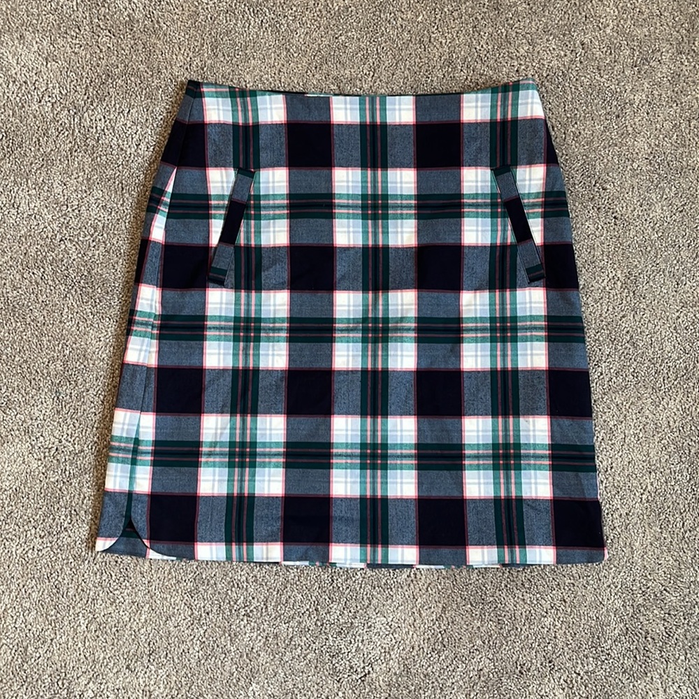 Talbots outlet size 10 plaid skirt